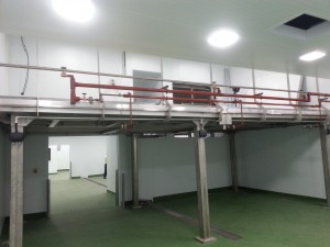 high care production side of gantry