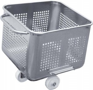 200 Lt Perforated Euro bins with 10 mm diameter holes