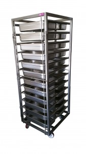 stainless steel gastronome trolleys