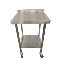 stainless steel solid undershelf mobile table